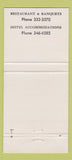 Matchbook Cover - Cafe Angelo Oxford House Chicago IL WEAR 30 Strike