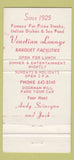 Matchbook Cover - Agostino's Restaurant Chicago IL 30 Strike