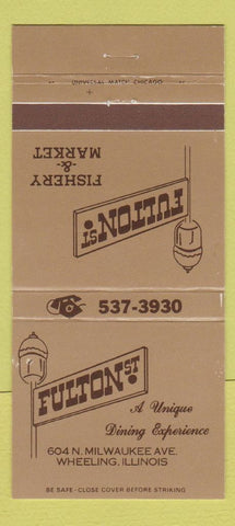 Matchbook Cover - Fulton St Wheeling IL 30 Strike