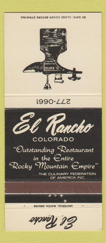 Matchbook Cover - El Rancho Colorado 30 Strike