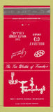 Matchbook Cover - Frenchy's Milwaukee WI WEAR 30 Strike