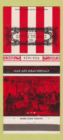 Matchbook Cover - Crystal Palace Aspen Colorado 30 Strike
