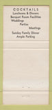 Matchbook Cover - Red Steer River Grove IL 30 Strike