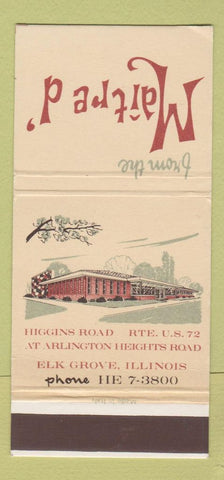 Matchbook Cover - Maitred Elk Grove IL 30 Strike