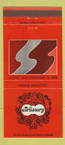 Matchbook Cover - The Brassary Chicago IL 30 Strike