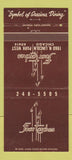 Matchbook Cover - Four Torches Chicago IL 30 Strike