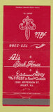 Matchbook Cover - Al's Steak Hosue Joliet IL 30 Strike