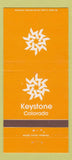 Matchbook Cover - Keystone Colorado skiing 30 Strike