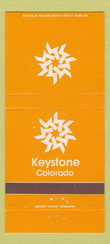 Matchbook Cover - Keystone Colorado skiing 30 Strike