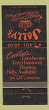 Matchbook Cover - Jolly's Restaurant Greenfield WI 30 Strike