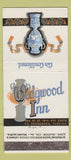 Matchbook Cover - Wedgwood Inn St Petersburg FL WEAR 21 Strike Feature