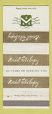 Matchbook Cover - Marshall Field and Company Chicago IL WEAR 30 Strike