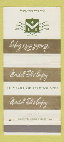 Matchbook Cover - Marshall Field and Company Chicago IL WEAR 30 Strike