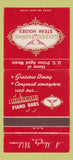 Matchbook Cover - Golden Horns Steak House  Elmhurst IL 30 Strike