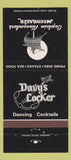 Matchbook Cover - Davy's Locker Moonraker Fort Wayne IN South Bend 30 Strike