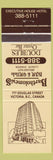 Matchbook Cover - Bartholomews Restaurant Oyster Bar Victoria BC