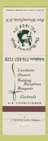 Matchbook Cover - Holloway House East Bloomfield NY WEAR