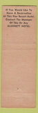 Matchbook Cover - Poinsettia Beach Hotel Fort Laurderdale FL