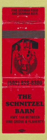Matchbook Cover - Schnitzel Barn  Vine Grove KY WEAR girlie