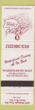 Matchbook Cover - Ophelia's on the Bay Siesta Key FL girlie