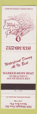 Matchbook Cover - Ophelia's on the Bay Siesta Key FL girlie