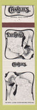 Matchbook Cover - Charlies Seattle Bellevue Olympia WA girlie