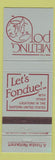 Matchbook Cover - Melting Pot Fondu