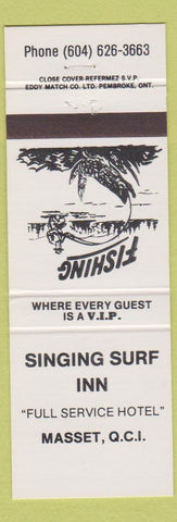 Matchbook Cover - Singing Surf Masset BC?