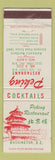 Matchbook Cover - Peking Restaurant Washington DC Chinese