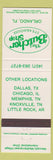 Matchbook Cover - Butcher Shop Orlando FL Dallas Chicago Memphis