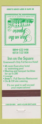 Matchbook Cover - Inn on the Square Greenwood
