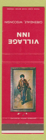 Matchbook Cover - Village Inn Greendale WI