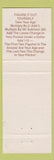 Matchbook Cover - International Omelette House Myrtle Beach SC