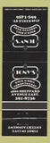 Matchbook Cover - Tony's Rock and Roll Toronto ON