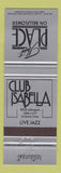 Matchbook Cover - That Place Club Isabella Cleveland OH