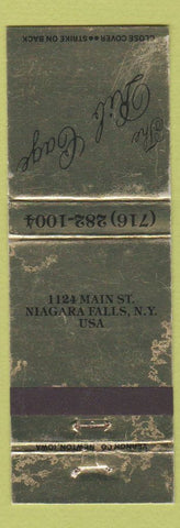Matchbook Cover - Rib Cage Niagara Falls NY WORN