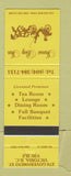 Matchbook Cover - James Bay Inn Victoria BC