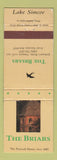 Matchbook Cover - The Briars Jackon's Point ON WEAR