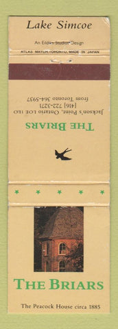 Matchbook Cover - The Briars Jackon's Point ON WEAR