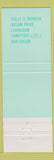 Matchbook Cover - Restaurant Bar Normandie Canada