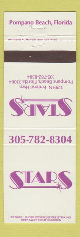 Matchbook Cover - Stars Pompano Beach FL