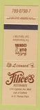 Matchbook Cover - Filice's Restaurant Dufferin ON