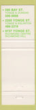 Matchbook Cover - Mr Grumps Restaurant Toronto ON