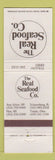 Matchbook Cover - Real Seafood Ann Arbor MI Flint WEAR