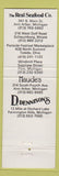 Matchbook Cover - Real Seafood Ann Arbor MI Flint WEAR