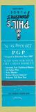Matchbook Cover - Phil's Grandson's Place Toronto? WEAR