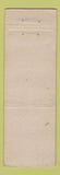 Matchbook Cover - Jack Gould's Hollywood Inn FL WORN