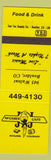 Matchbook Cover - McCabes Cafe Boulder Colorado