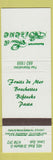 Matchbook Cover - Restaurant La Sirene Laval QC