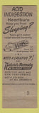 Matchbook Cover - Tums Antacid Fishing Flies Logan